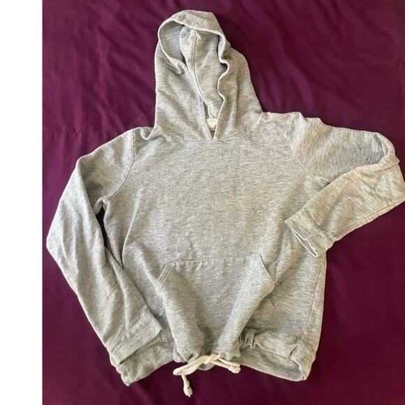J. CREW Tie Waist Hooded Sweatshirt - Picture 1 of 3